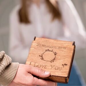 Wooden Keepsake Box with Engraving